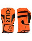 Guantes de Box PU Unisex - Four Naranjo