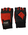 Guantes para Pesas - Four Negro Rojo