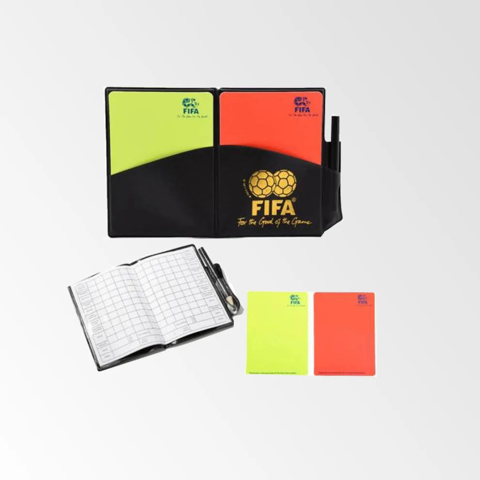 Set para arbitro de Fútbol con tarjetas amarilla y roja