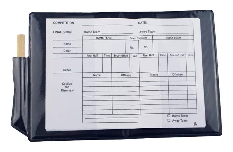 Set Tarjetas de Arbitro FIFA + Libreta Anotaciones