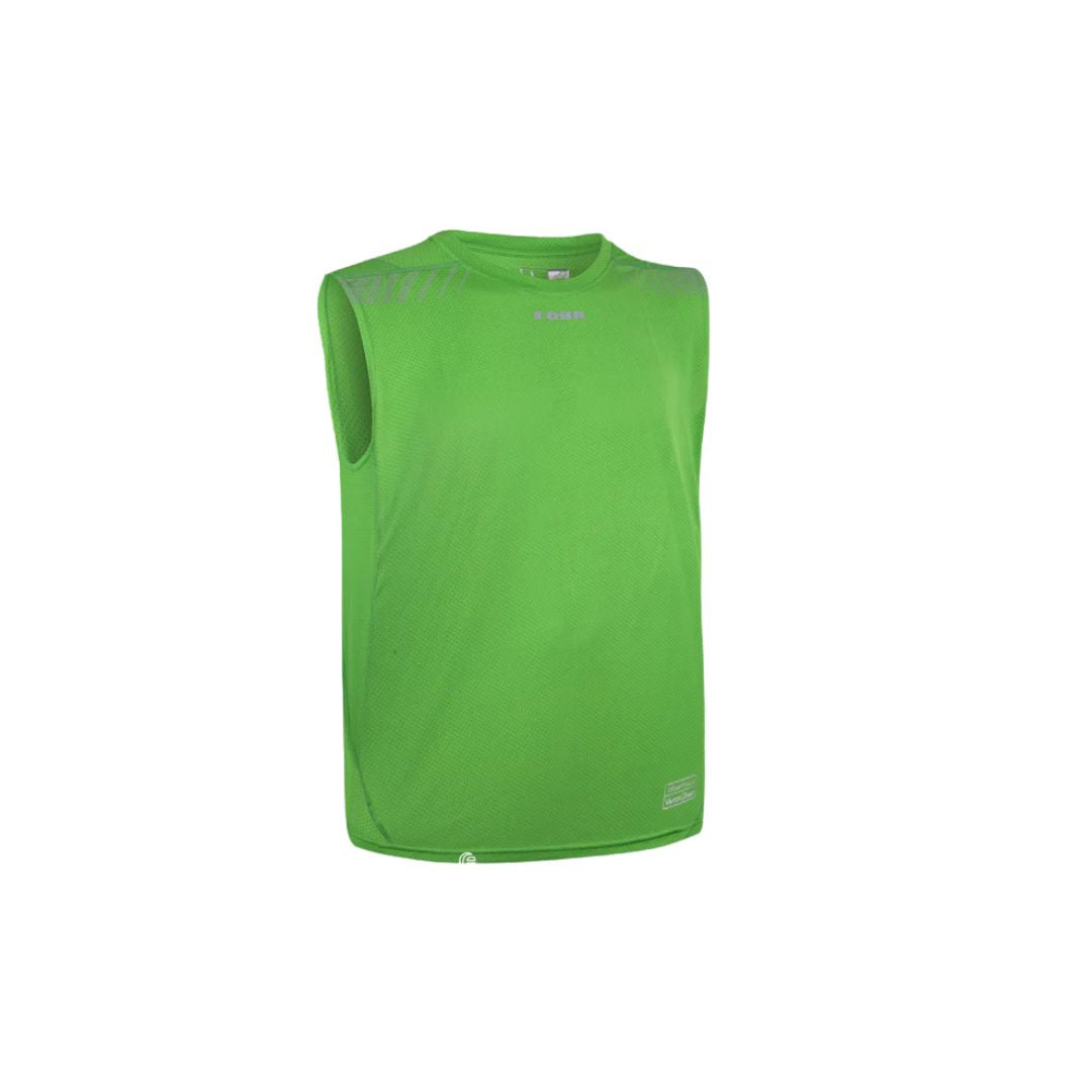 Polera Deportiva Sin Mangas Verde Neón - Four