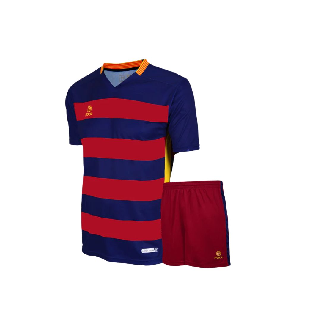 Camiseta de Futbol + Short Azulgrana - Four Barcelona - Talla M