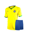 Conjunto de Fútbol Adulto: Replica Selección de Brasil - Camiseta + Short Verdeamarela.