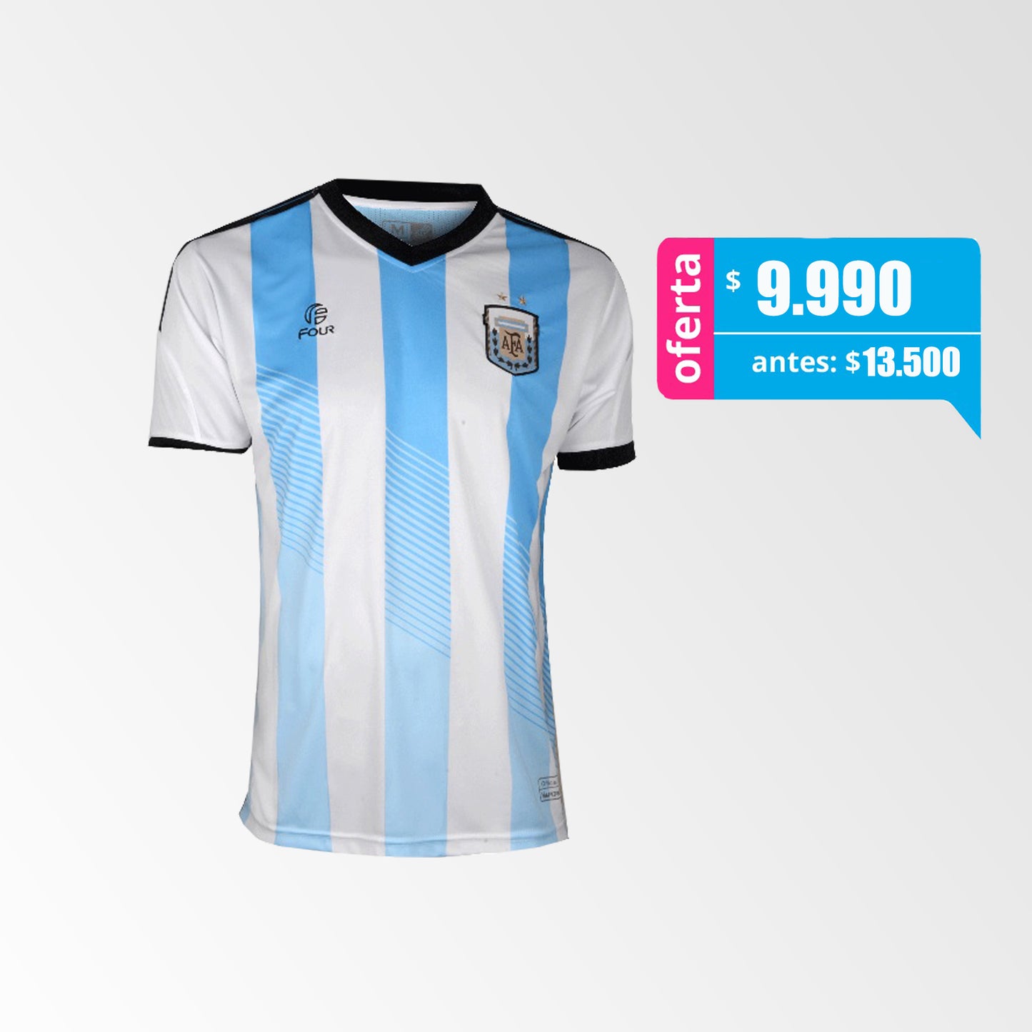 camiseta de futbol argentina four
