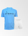 Camiseta de Futbol y Short - Four Manchester City Local 2018