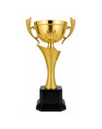 Trofeo Copa Metal Dorado con Asas y Base Plástica