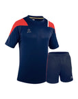 Camiseta de Futbol + Short Azul Marino Rojo - Four Parma - Talla M