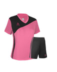 Camiseta de Futbol + Short Mujer Rosado Oscuro  - Olympique