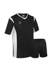 Camiseta de Futbol + Short Negro Blanco -  Four New Bundesliga