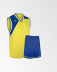 Uniforme de Basquetbol Amarillo Azul - Four Houston