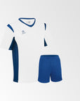 Camiseta de Futbol + Short Blanco Azul - Four New Bundesliga - Talla M