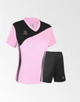 Camiseta de Futbol + Short Mujer Rosado Negro - Olympique