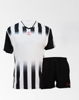 Camiseta de Futbol y Short - Blanco Negro - Four Bilbao - Talla M