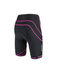 Short de Ciclismo Negro Rosada Mujer - Four Santic