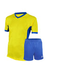 Camiseta de Futbol y Short - Amarillo Azul - Four Cardiff - Talla M