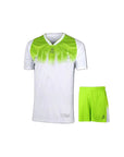 Camiseta de Futbol y Short - Blanco Verde Lima - Four Benfica - Talla M