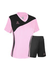 Camiseta de Futbol + Short Mujer Rosado Negro - Olympique