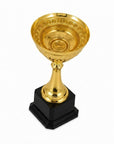 Trofeo Copa Metal Dorado Base Plástica 24 y 30 cm
