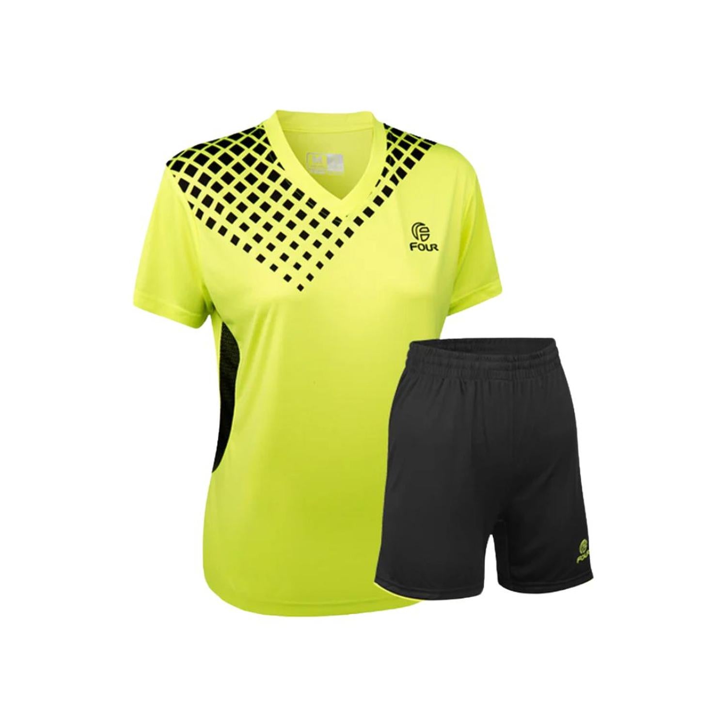 Camiseta de Futbol Mujer y Short