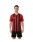Camiseta de Fútbol Sublimada Modelo Udinese — Rojo/Negro
