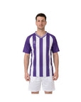 Camiseta de Fútbol Sublimada Modelo Udinese — Lila/Blanco