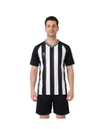 Camiseta de Fútbol Sublimada Modelo Udinese — Negro/Blanco