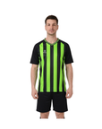 Camiseta de Fútbol Sublimada Modelo Udinese — Negro/Verde Lima