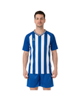 Camiseta de Fútbol Sublimada Modelo Udinese — Azul Rey/Blanco