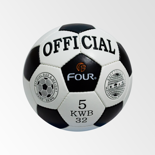 Balón Fútbol Oficial Nº5 Bco/Neg/Naranjo
