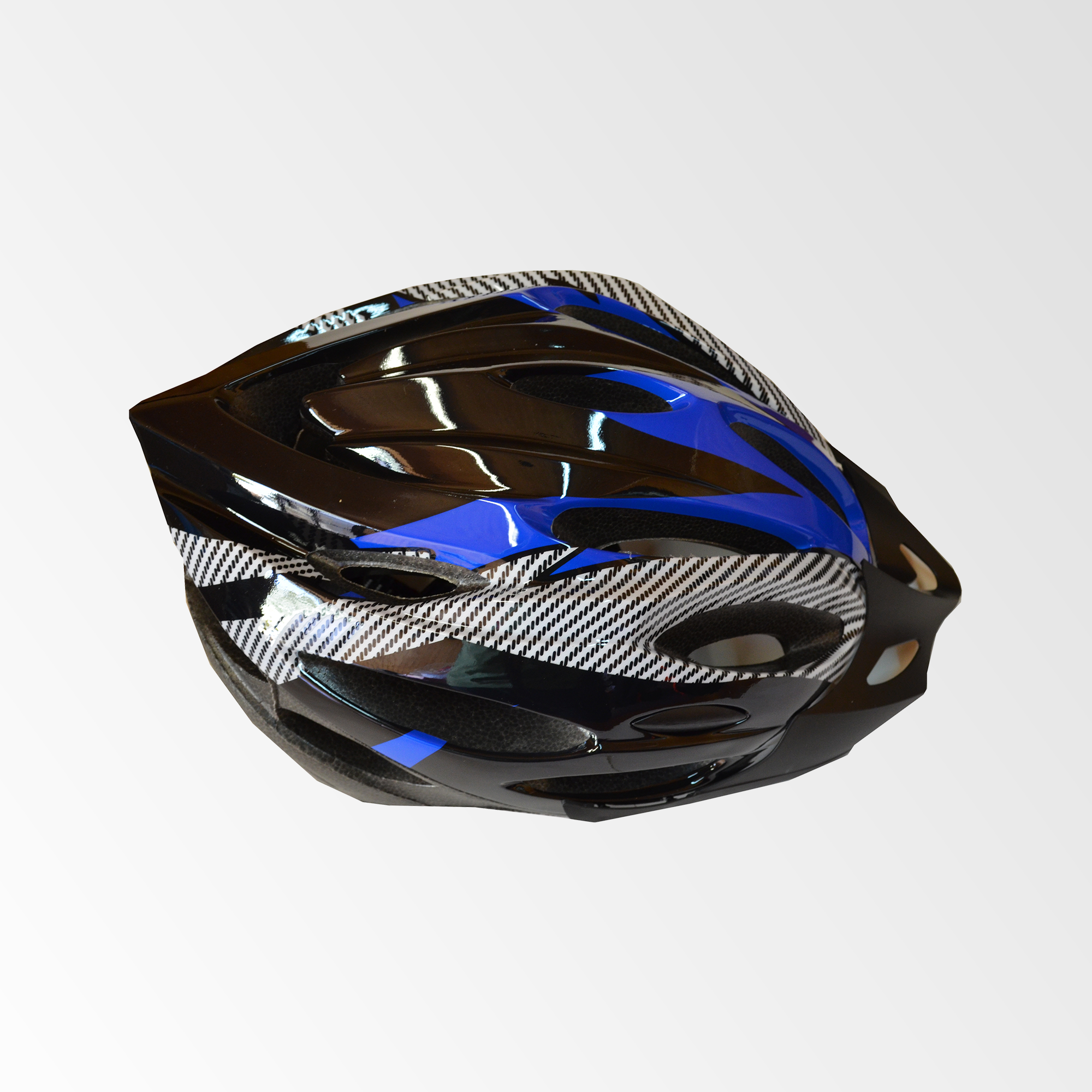 Casco Bicicleta Ajustable Adulto - Azul Negro