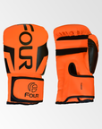 Guantes de Box PU Unisex - Four Naranjo