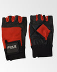 Guantes para Pesas - Four Negro Rojo