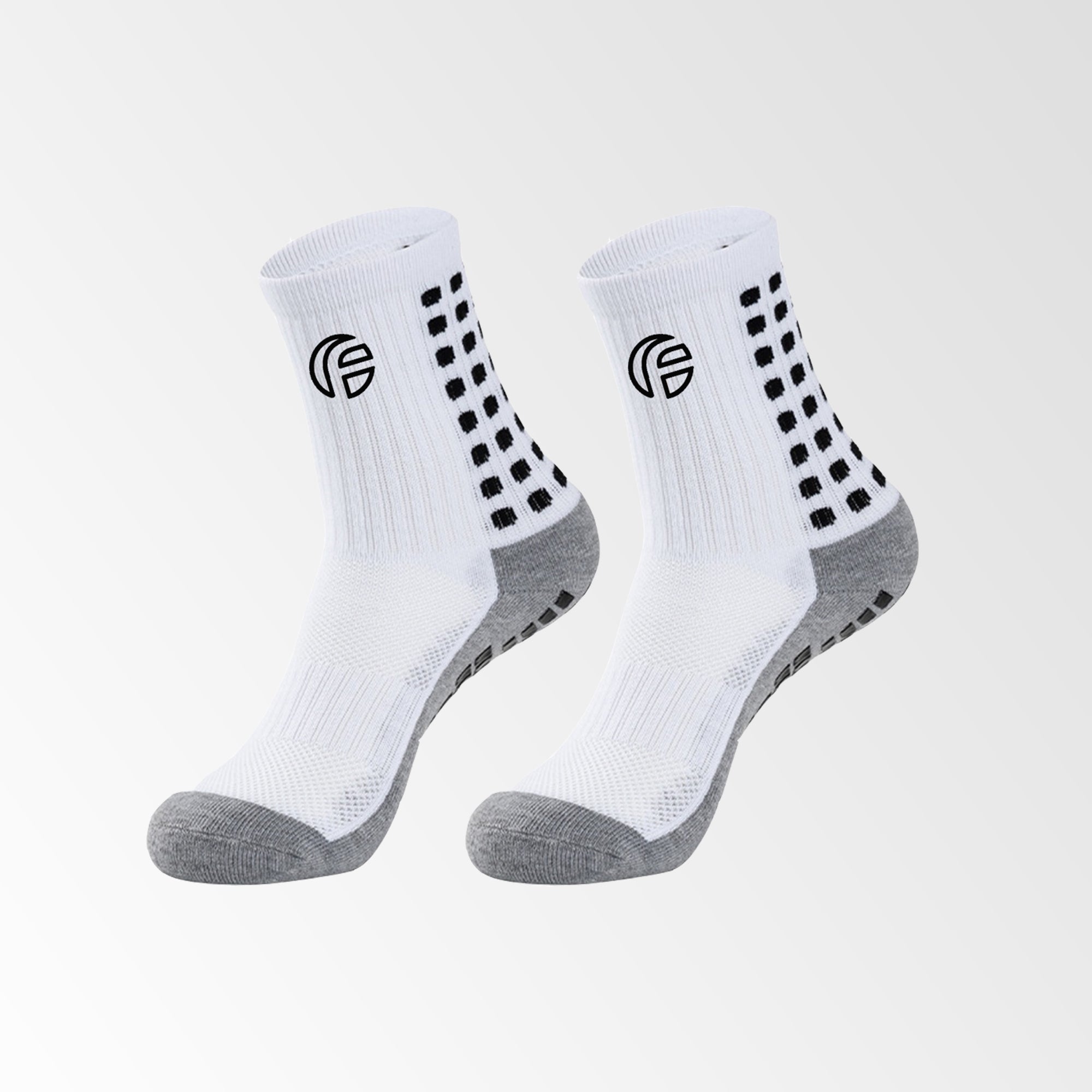 calcetines antideslizantes blancos