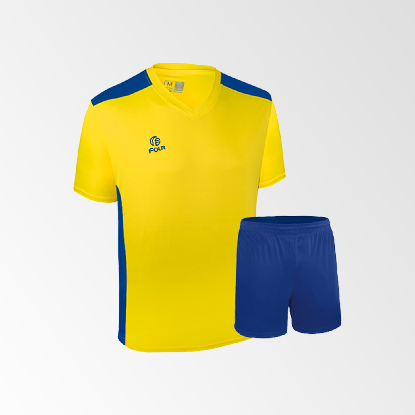 camiseta de futbol palermo amarilo azul