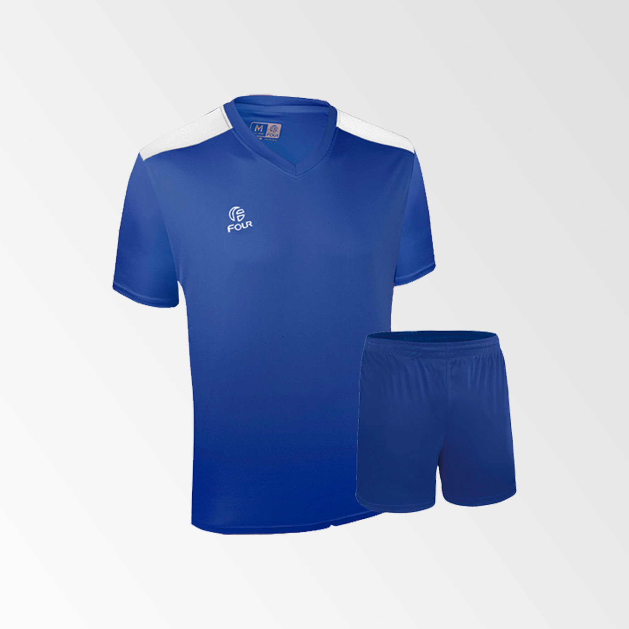 camiseta de futbol palermo azul blanco