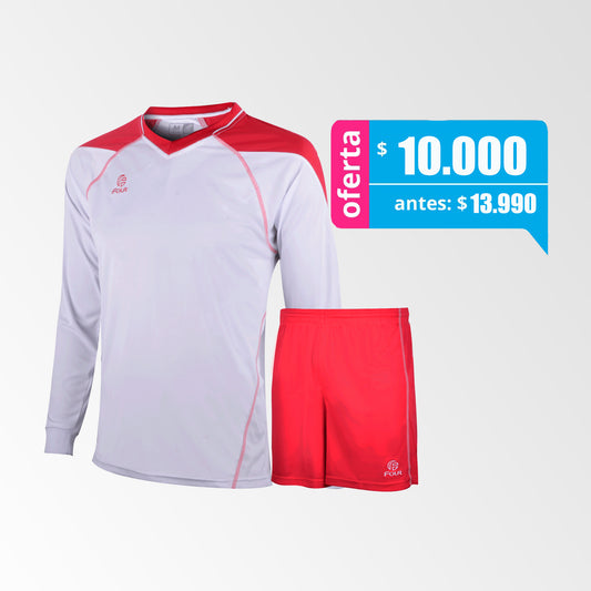 Camiseta de Futbol Atalanta Blanco rojo Four