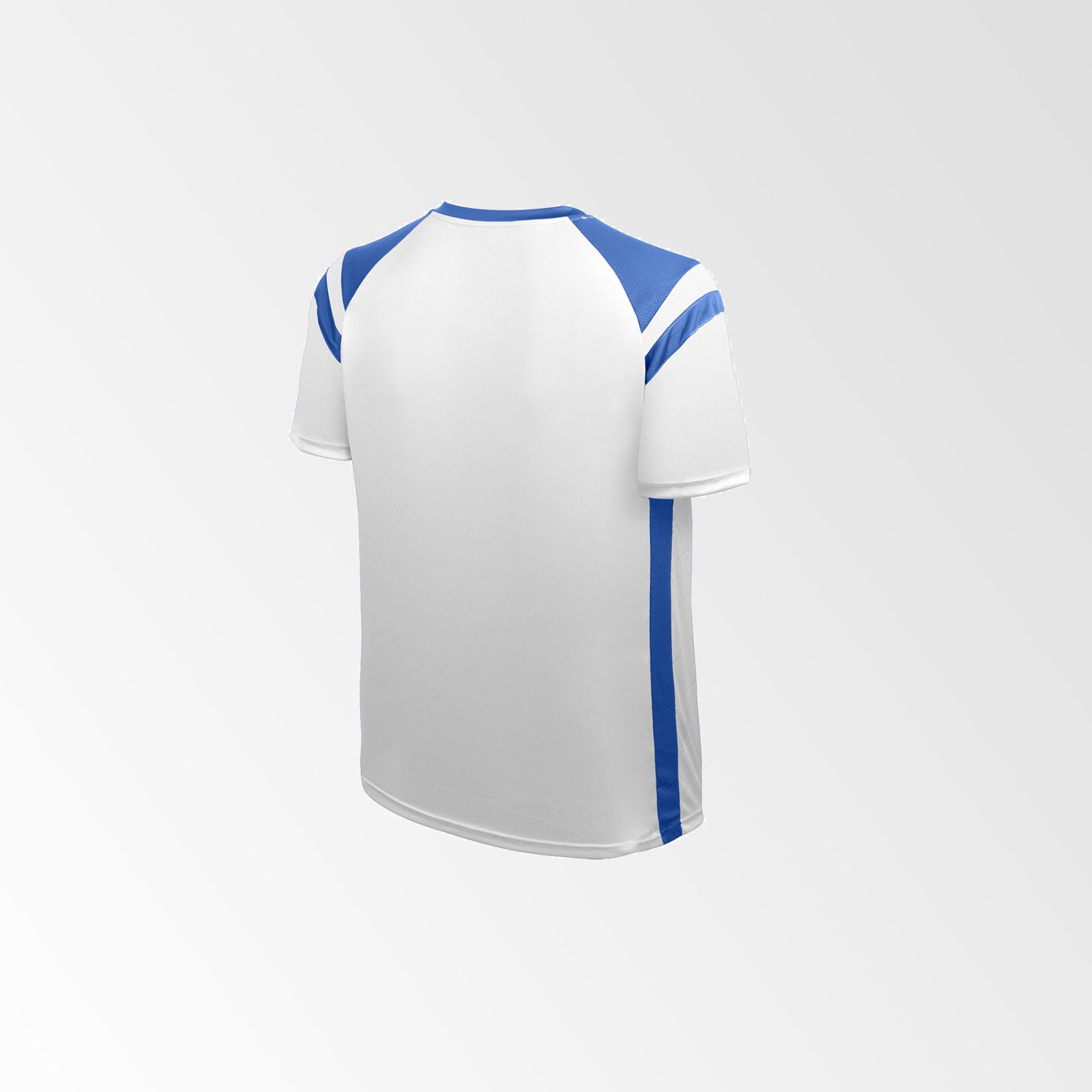 Camiseta de Futbol y Short Modelo High Five Blanco Azul
