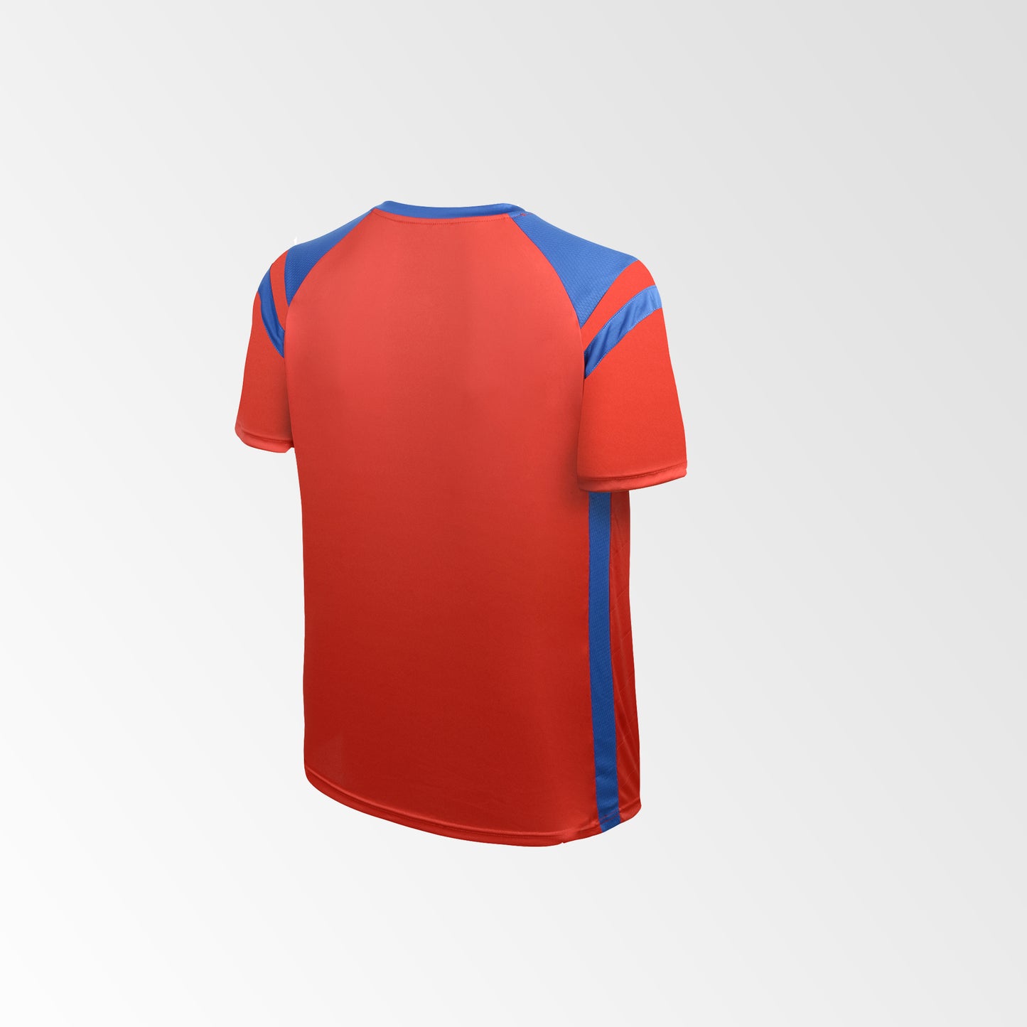 Camiseta de Futbol y Short Modelo High Five Rojo Azul
