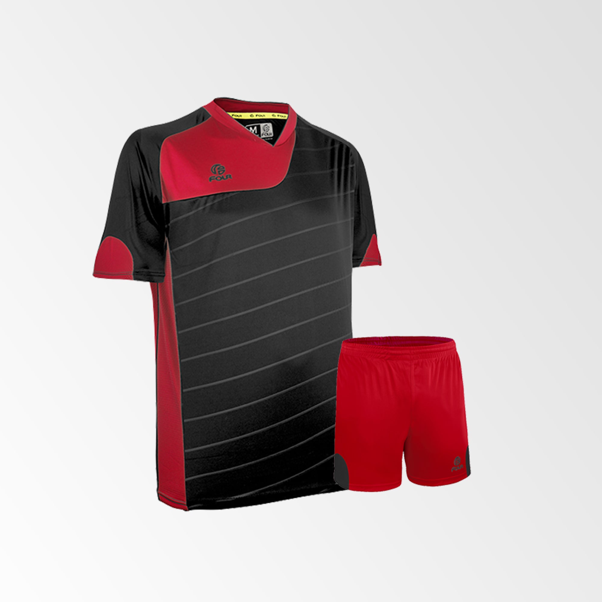 camiseta torino negro rojo